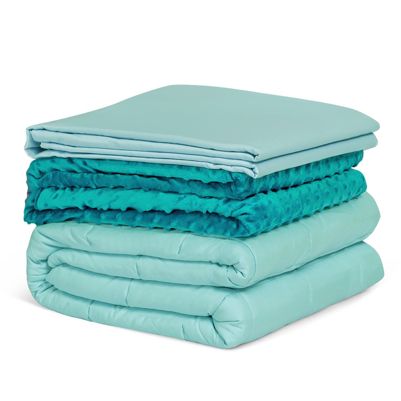 Heavy Weighted Blanket Set with Hot and Cold Duvet Covers product image