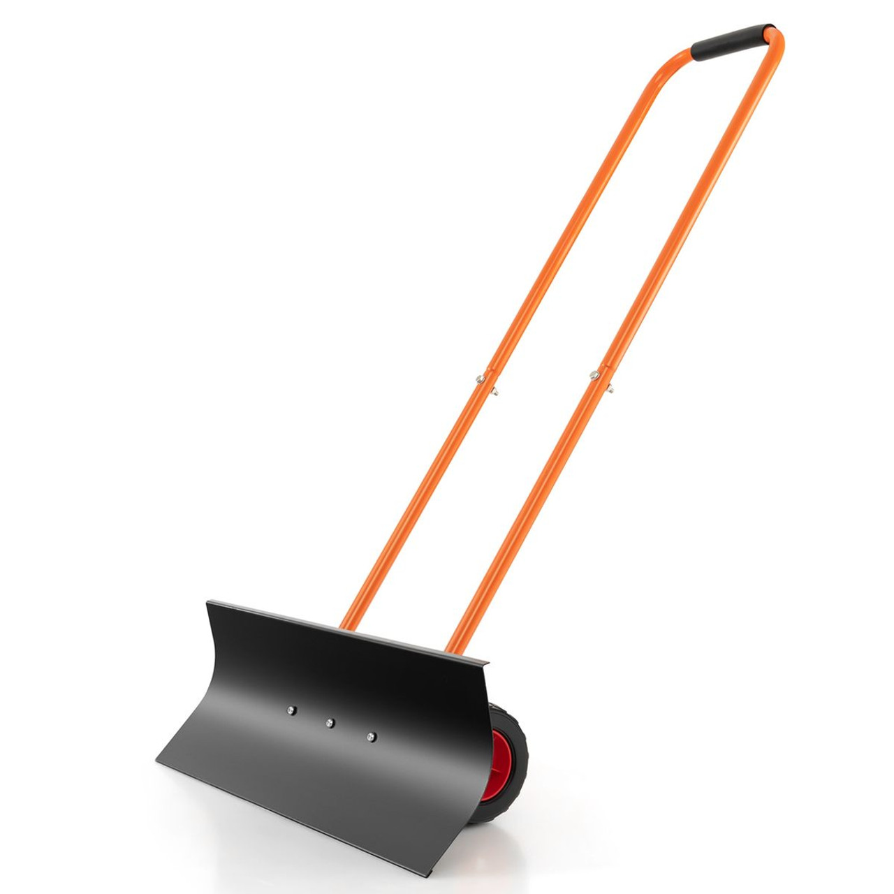 30-Inch Snow Shovel with Wheels & Adjustable Handle product image