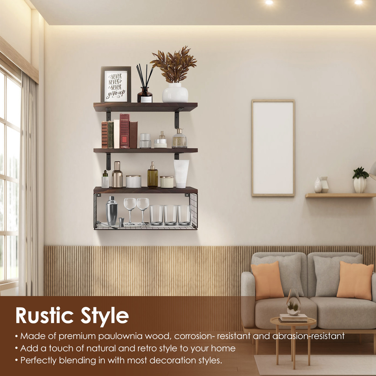 NewHome™ Wall-Mounted Storage Shelves product image