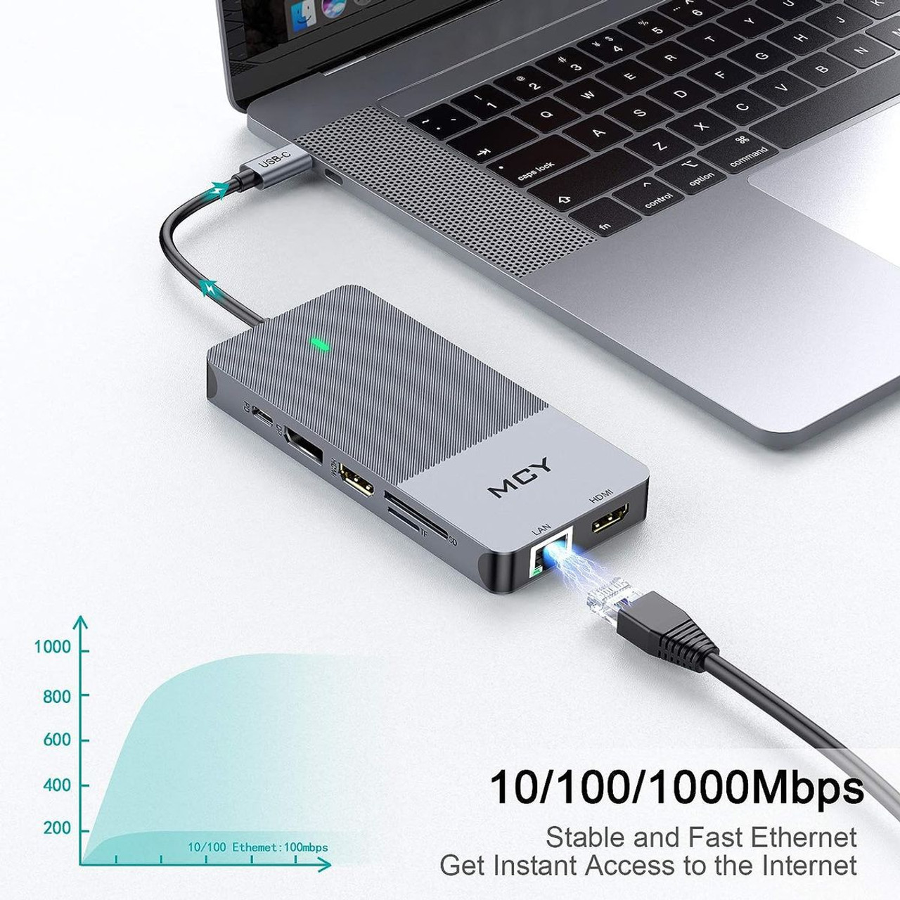 MCY™ USB-C 12-Port Multi-Functional Converter, UCN3403 product image