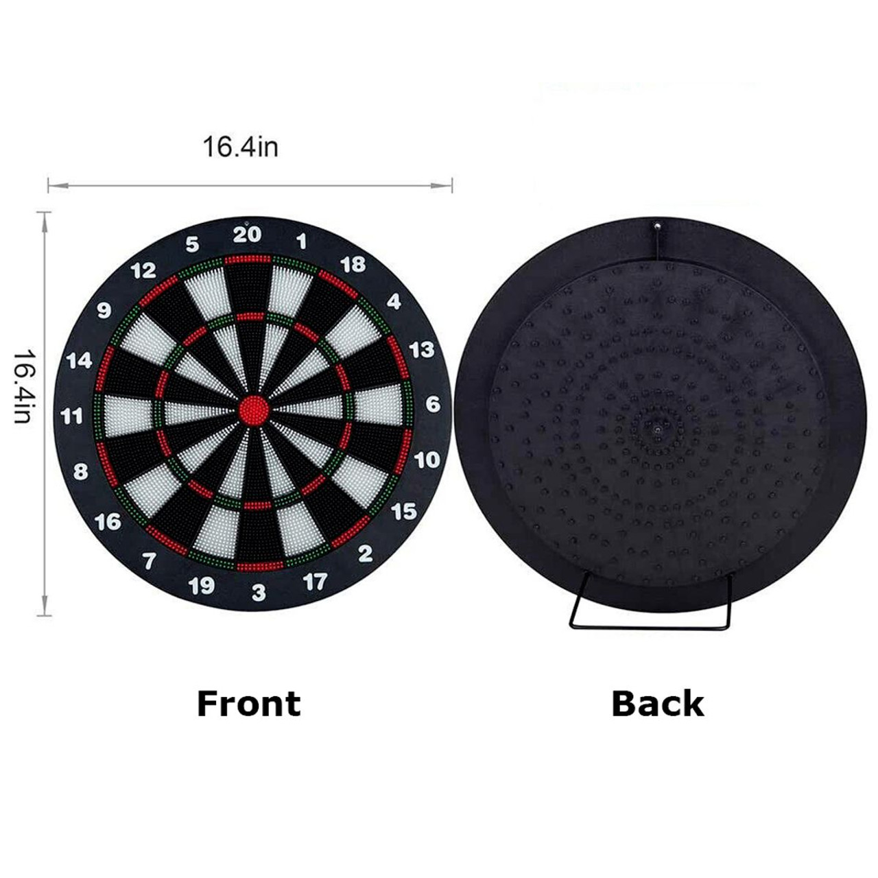 Kids' Safe Plastic 16.4-Inch Dart Board with 8 Darts product image