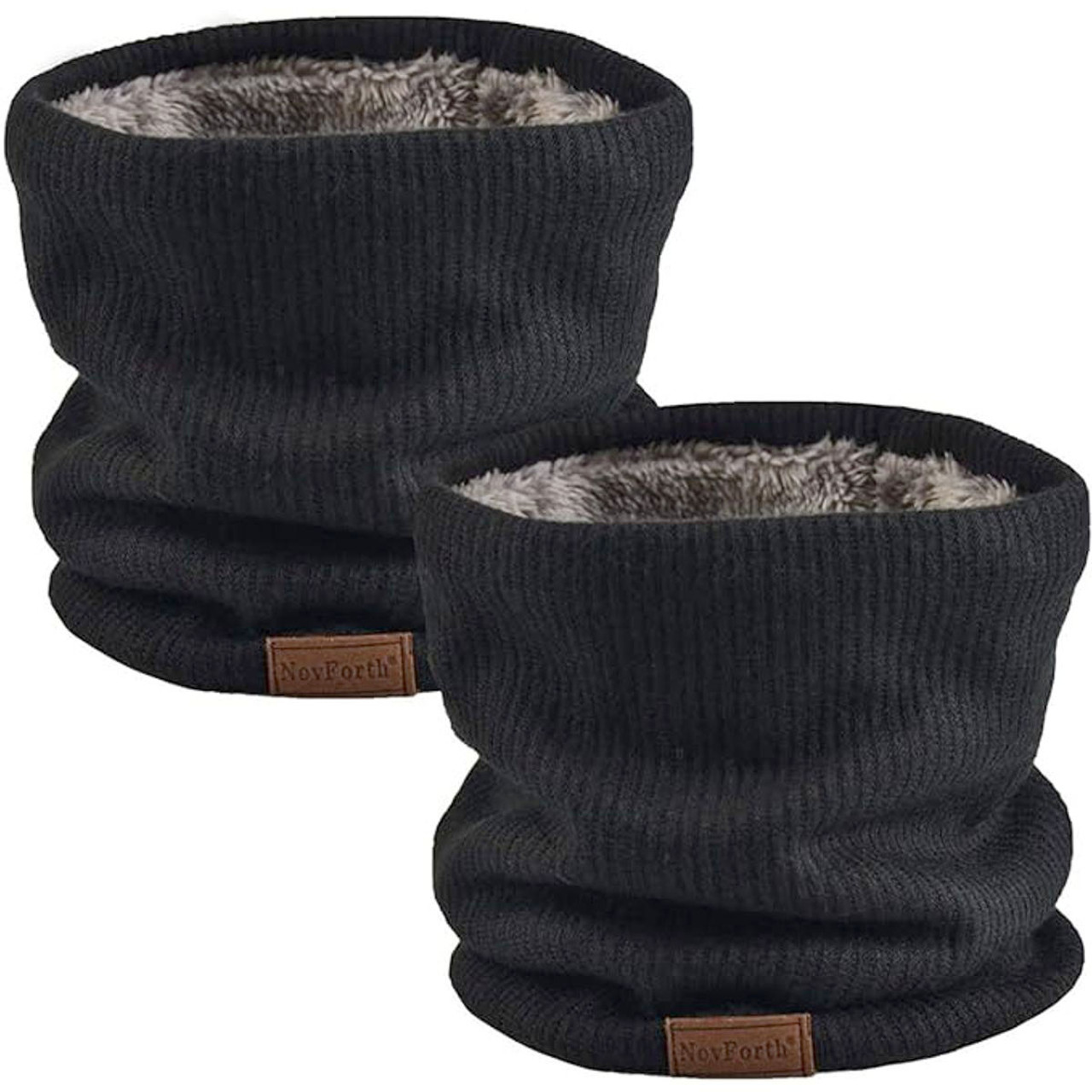 NovForth® Thick Fleece-Lined Winter-Warm Neck Gaiter (1- or 2-Pack) product image