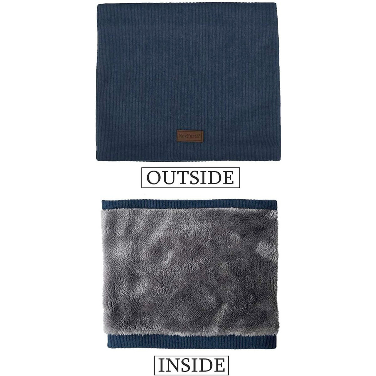 NovForth® Thick Fleece-Lined Winter-Warm Neck Gaiter (1- or 2-Pack) product image