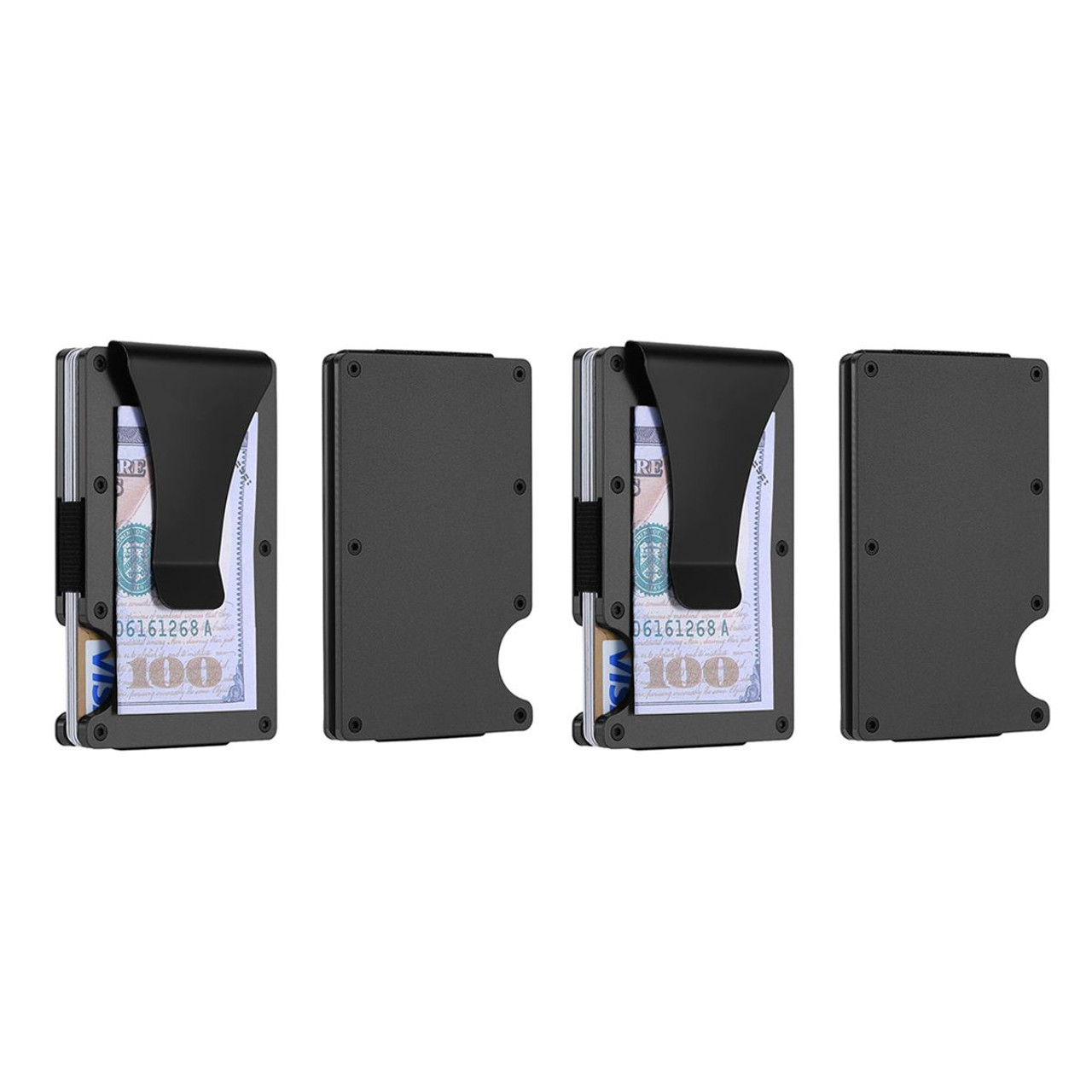 Men's RFID-Blocking Slim Minimalist Wallet with Money Clip (2-Pack) product image
