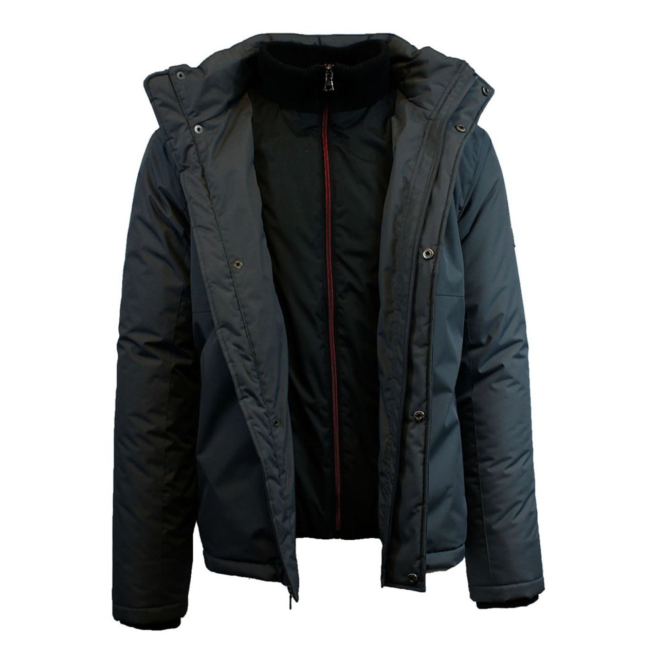 Men's Heavy Weight Water Resistant Tech Jacket with Detachable Hood product image