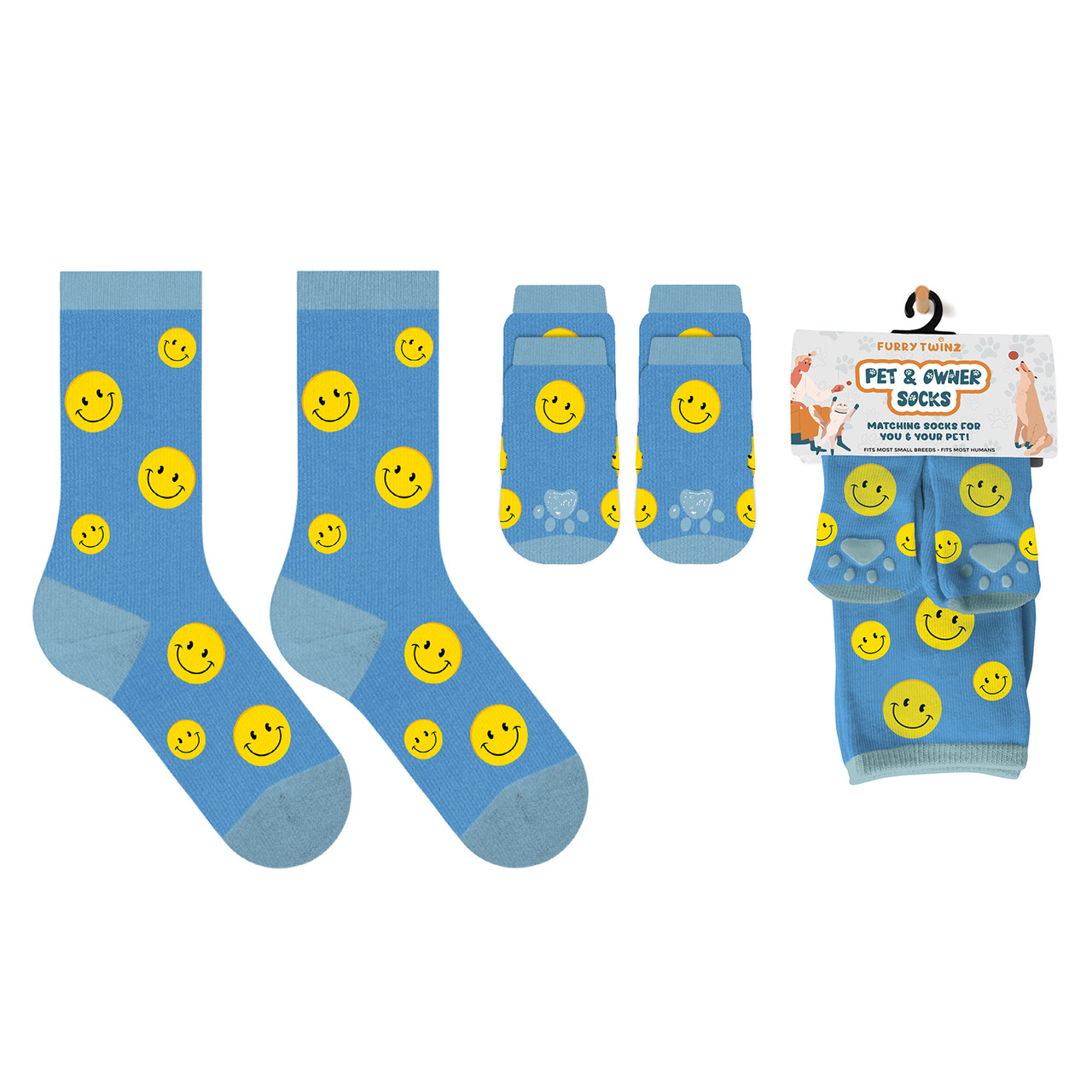 Novelty Matching Pet & Owner Fun Socks (2-Pair) product image