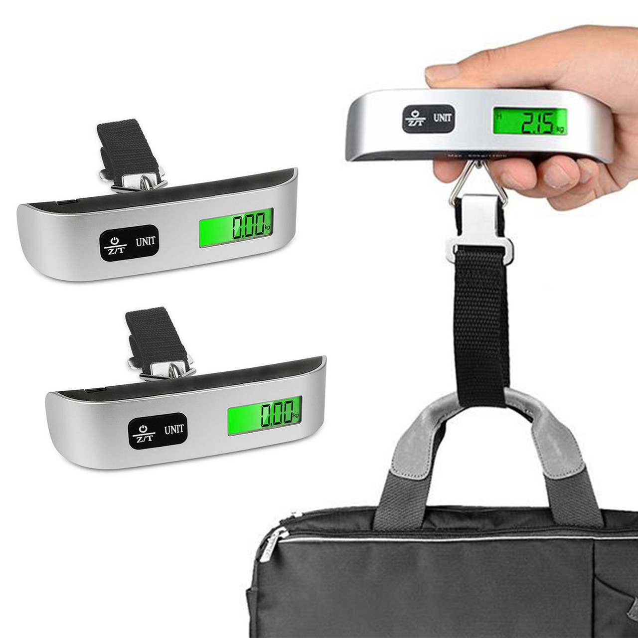 Portable Digital Luggage Scale with Strap (2-Pack) product image