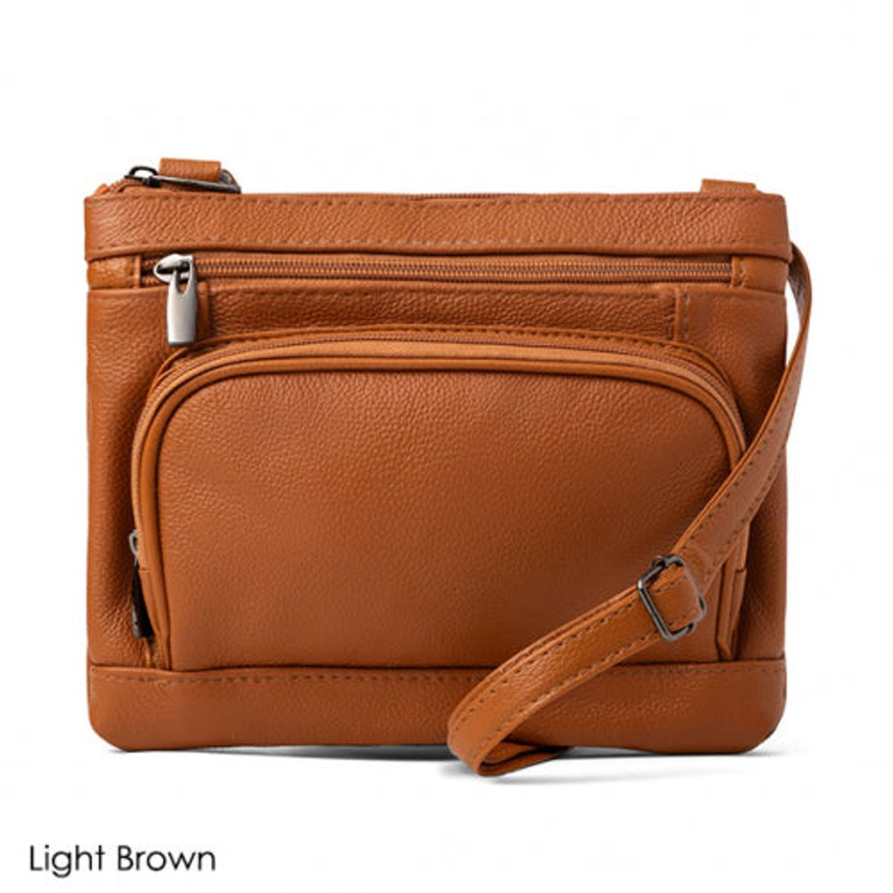 Super Soft Leather Wide Crossbody Bag product image