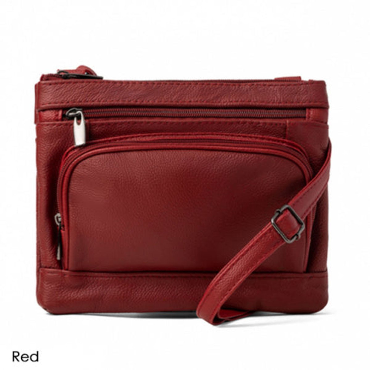 Super Soft Leather Wide Crossbody Bag product image