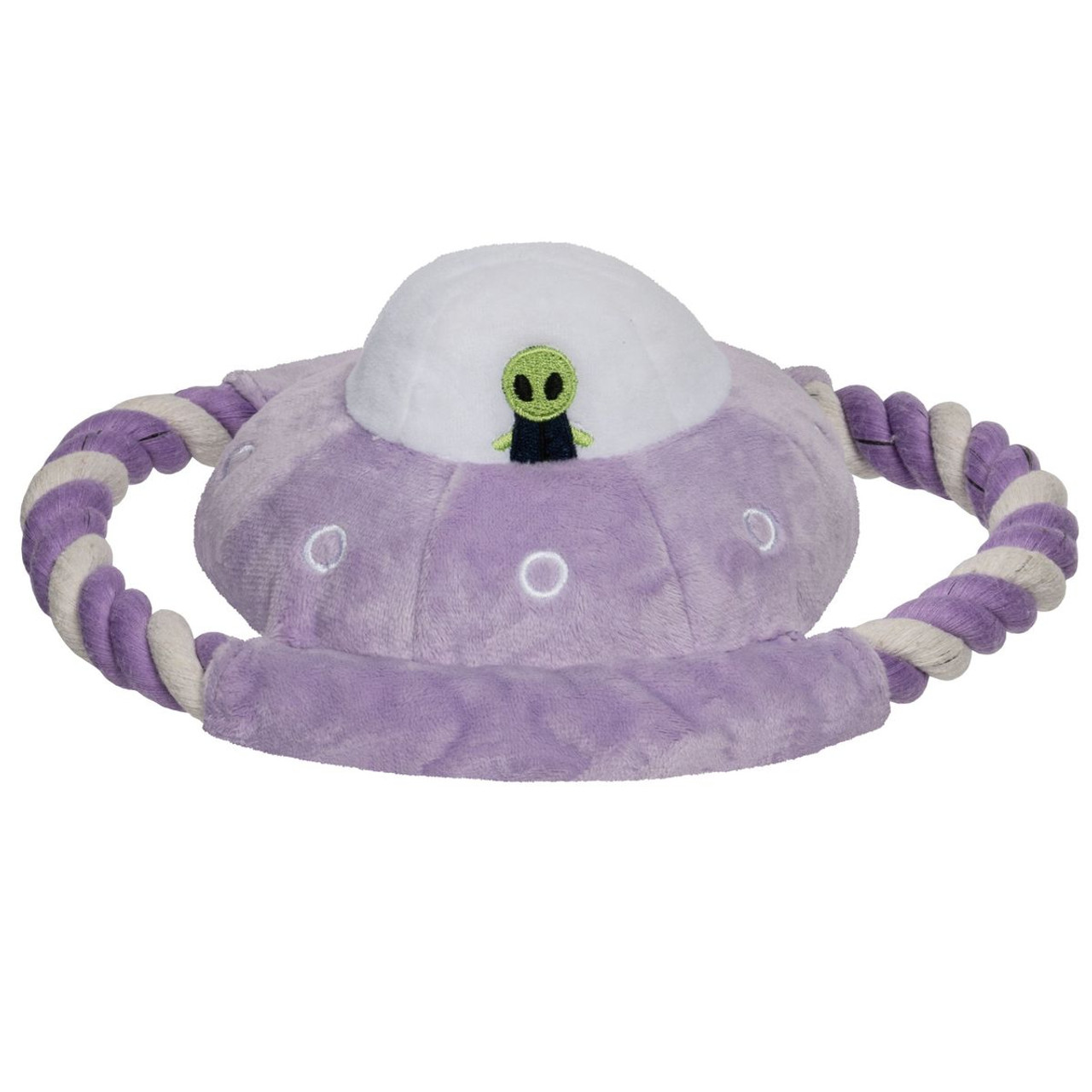 UFO Space Explorers Plush and Rope Dog Toy product image