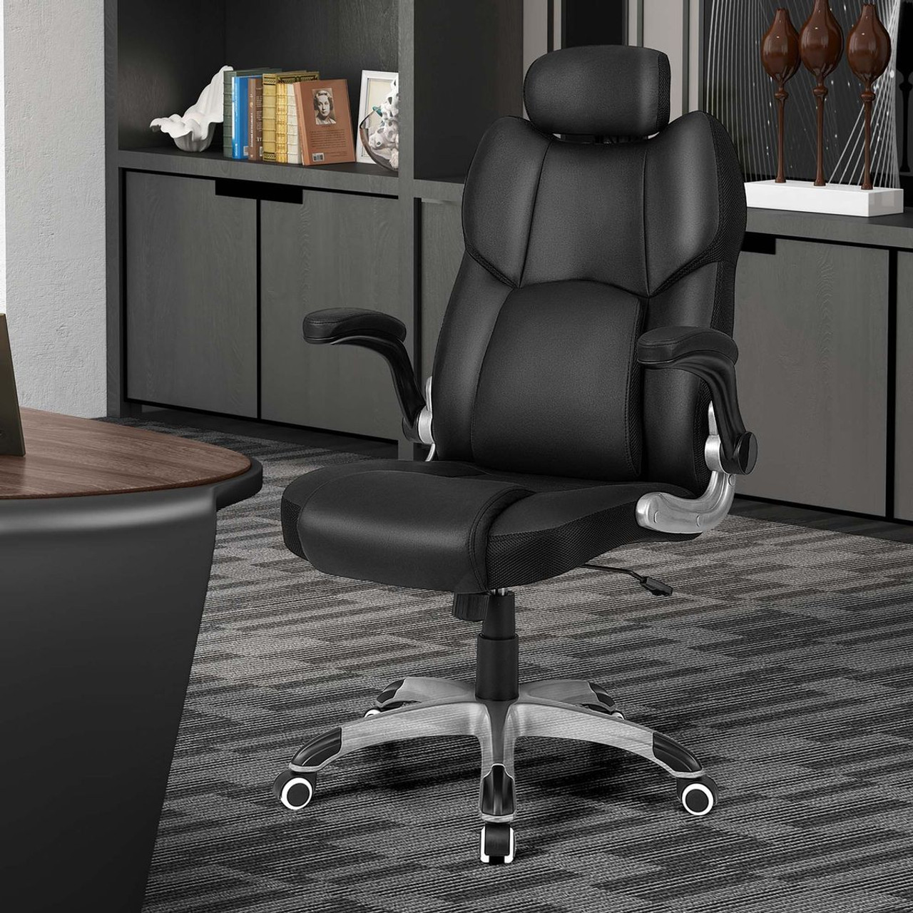 Kneading Massage Office Chair with Adjustable Headrest product image