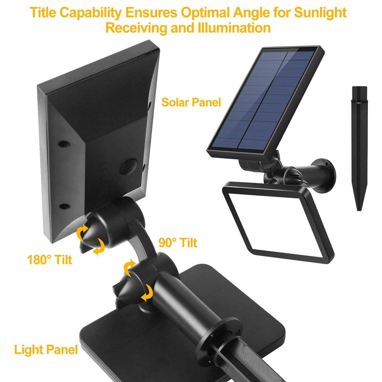 Solarek® 48-LED Solar Spotlight product image