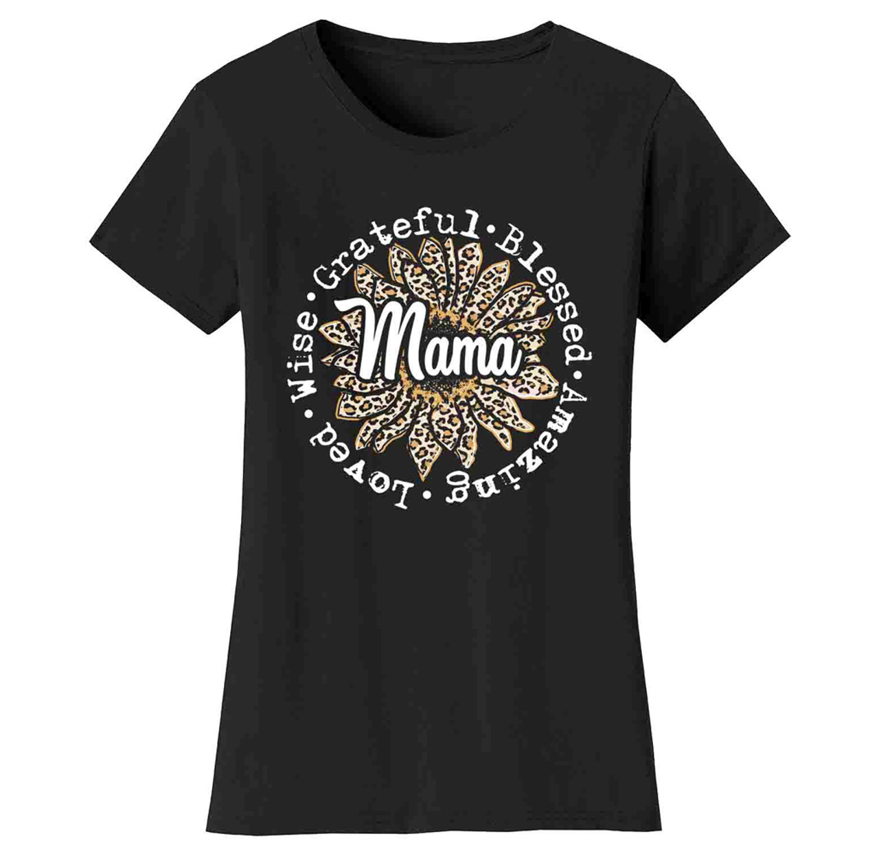 Leopard Sunflower Mother's Day T-Shirts product image