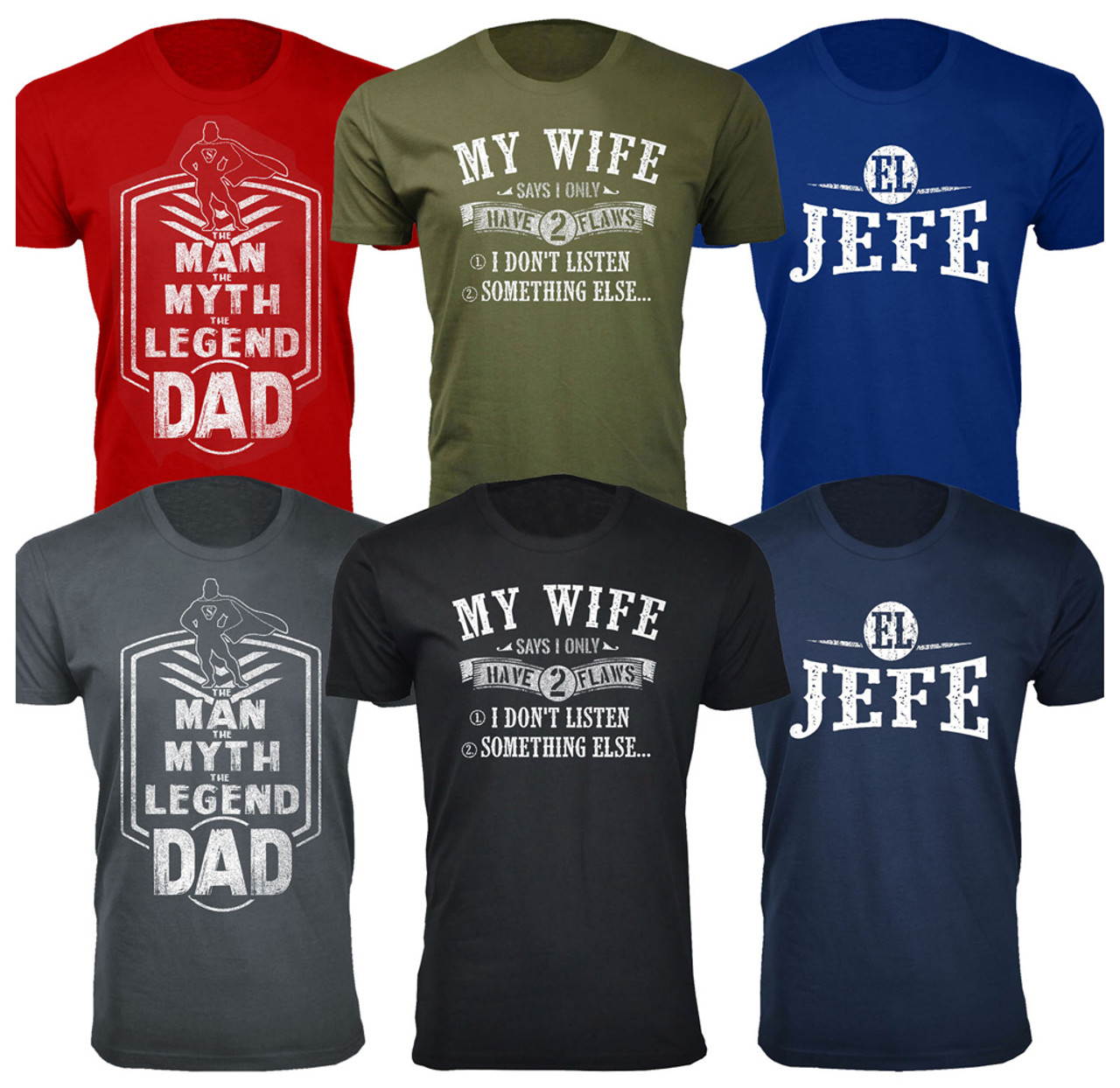 Men's Humorous Cotton Crew Neck T-Shirts product image