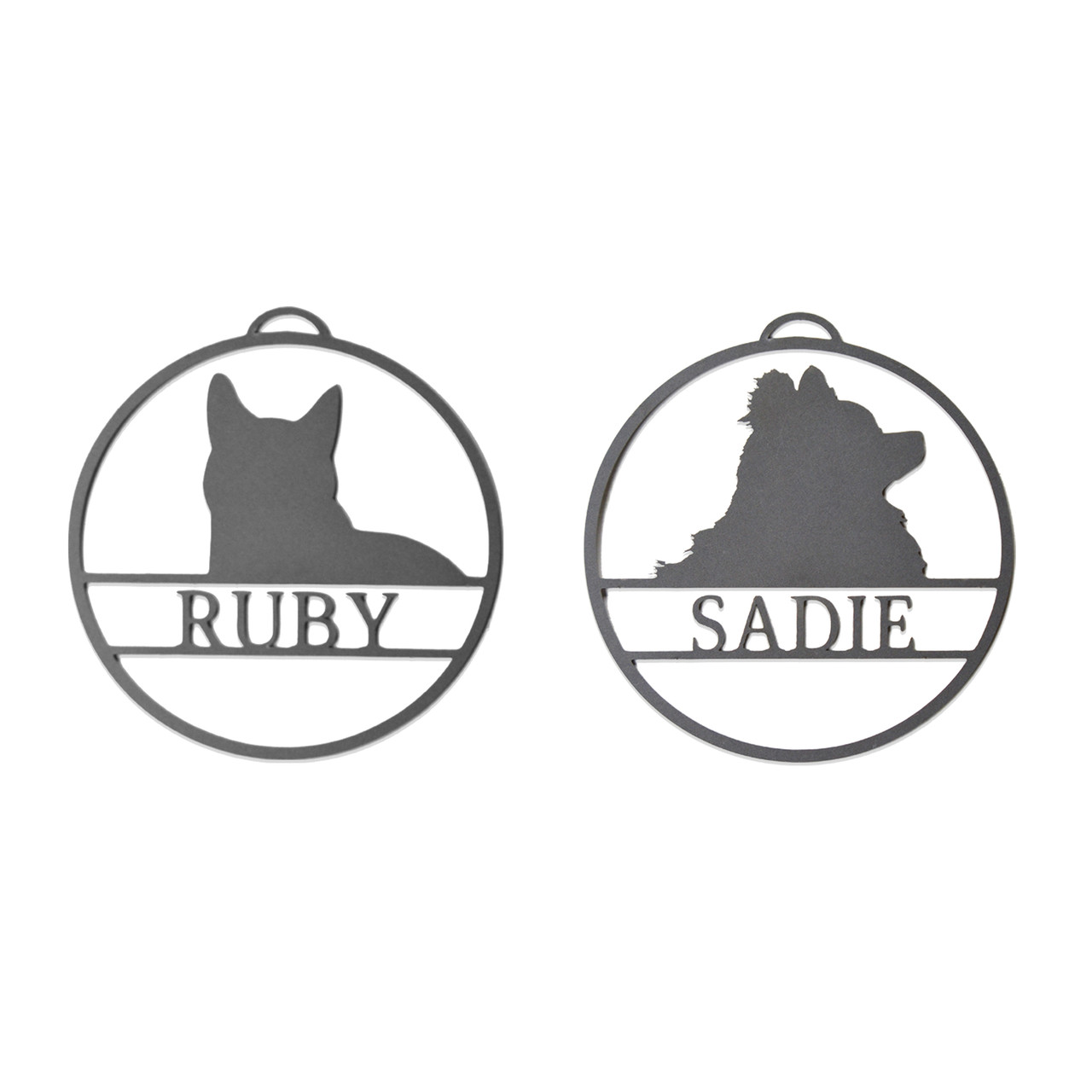 Personalized Pet Christmas Tree Ornaments (Set of 2) product image