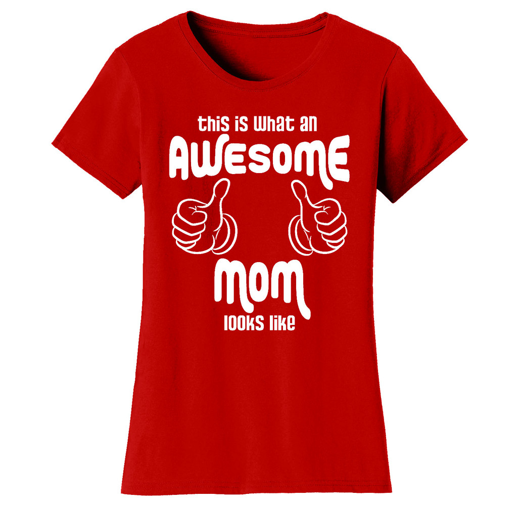 Women's Awesome and Coolest Mom T-shirt    product image
