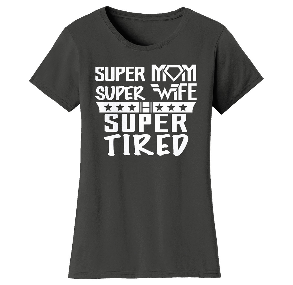 Super Mom Themed T-Shirt product image