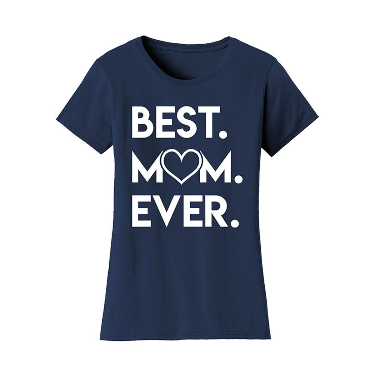 Women’s ‘Best Mom Ever’ Heart T-Shirt  product image