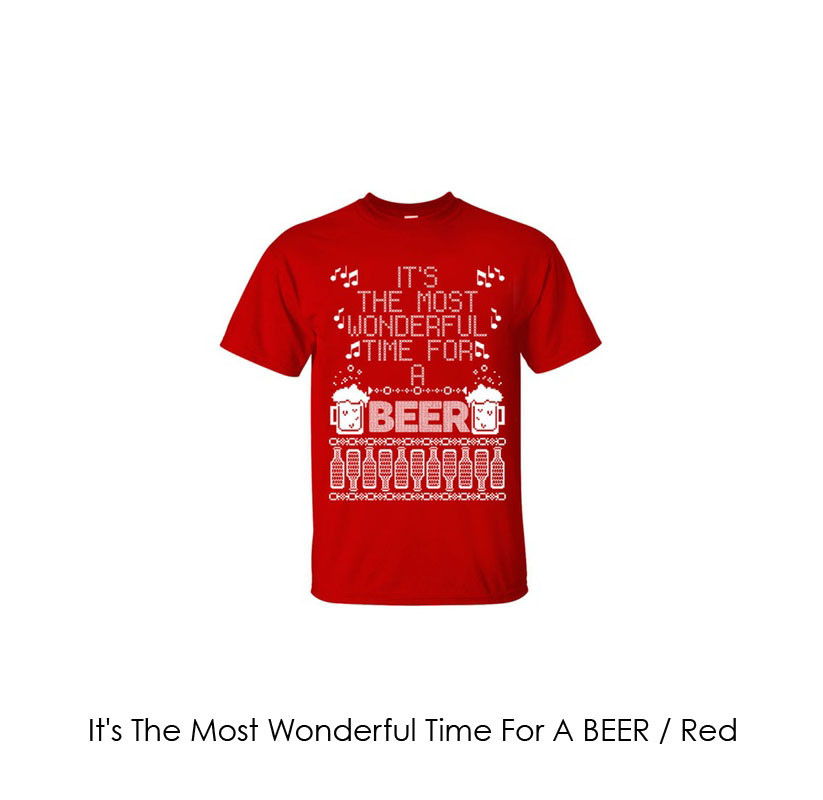 Men's Ugly Christmas Sweater Cotton T-Shirt  product image