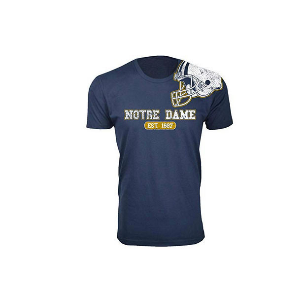 Men's College Football Helmet T-Shirt product image
