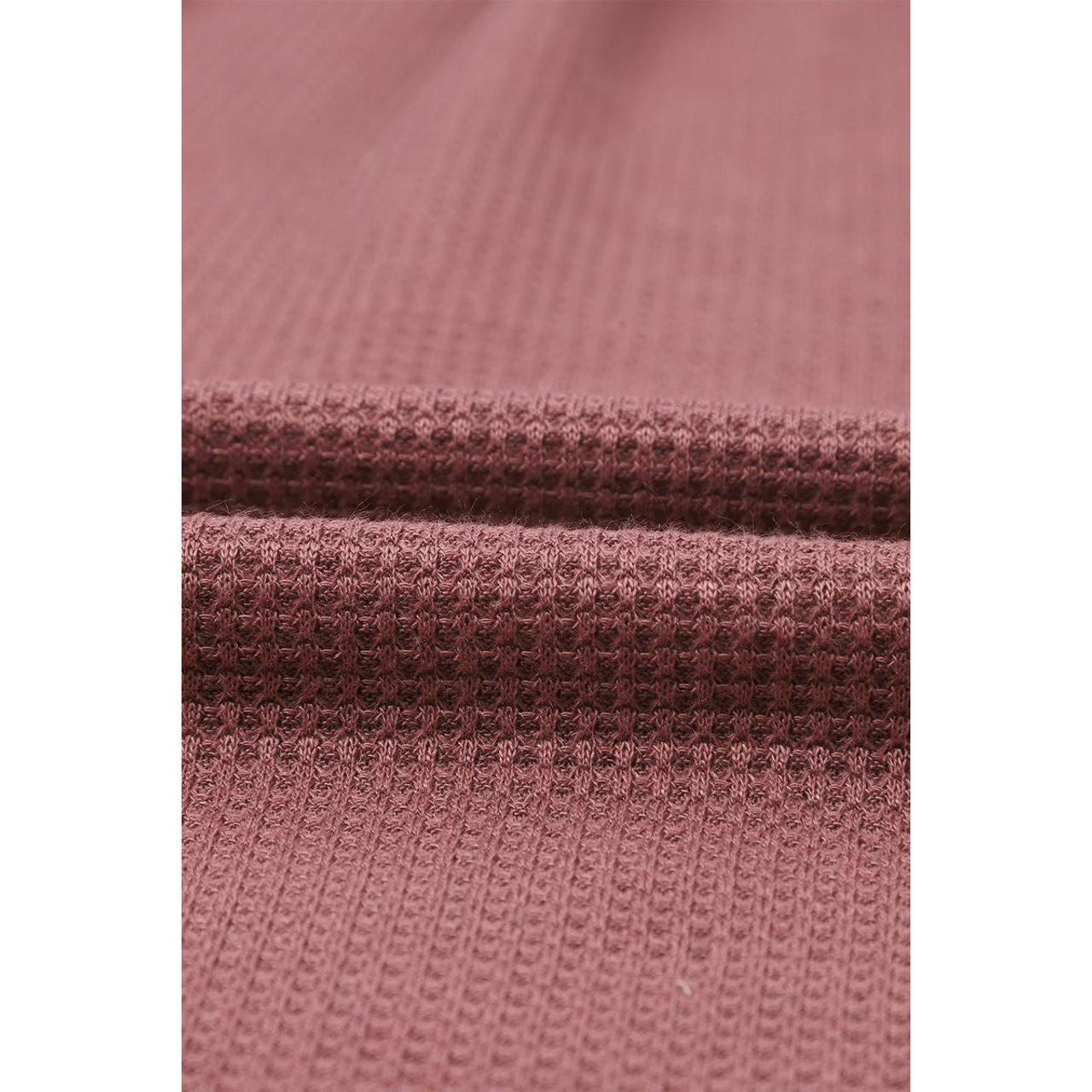 Hallie Square Neck Puff Sleeve Waffle Knit Top product image