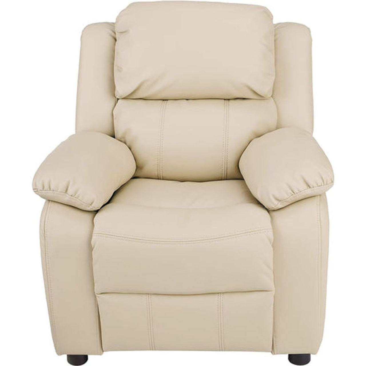 Kids' Leathersoft Recliner with Armrest Storage by Amazon Basics® product image