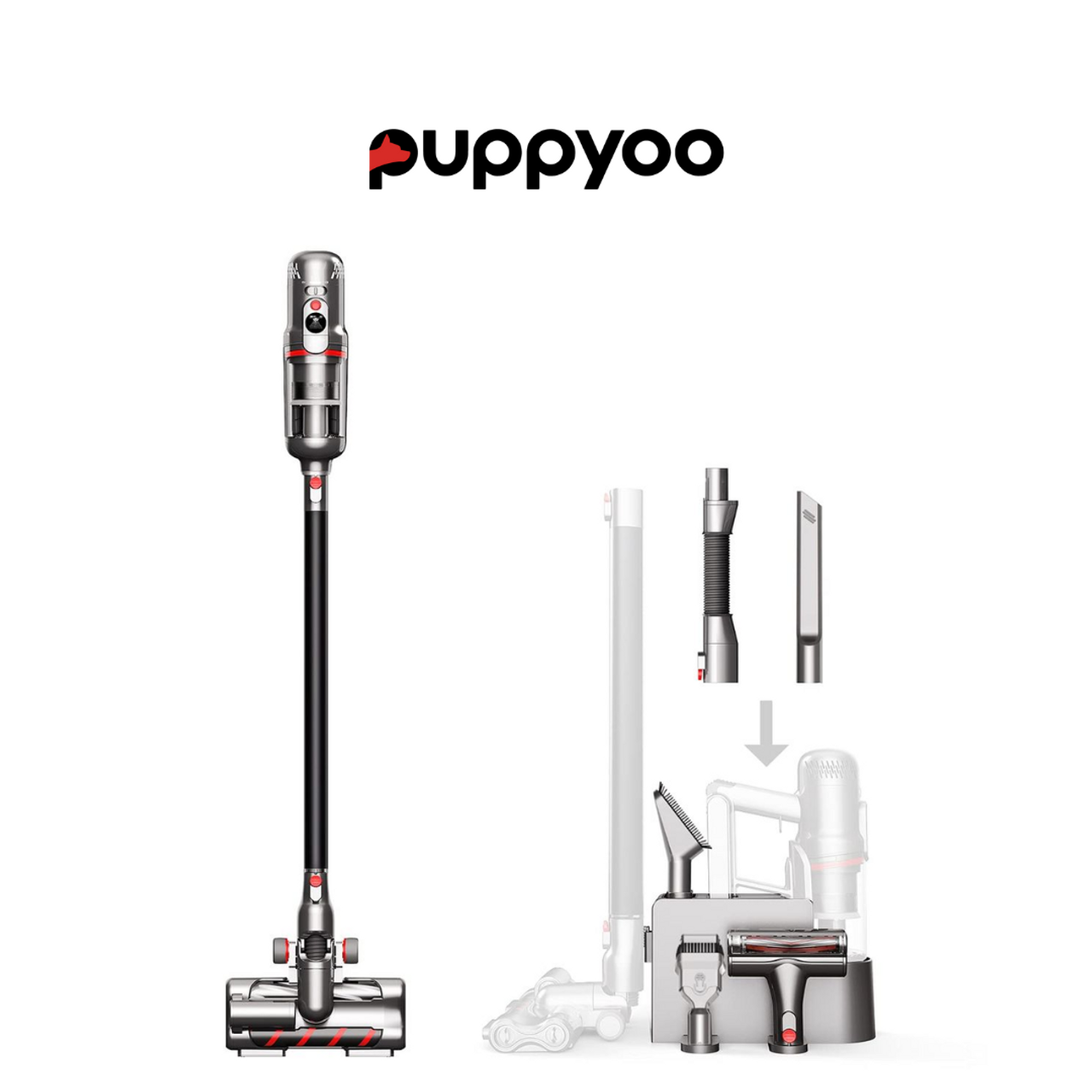 Puppyoo® T11 Mate Cordless Stick Vacuum product image