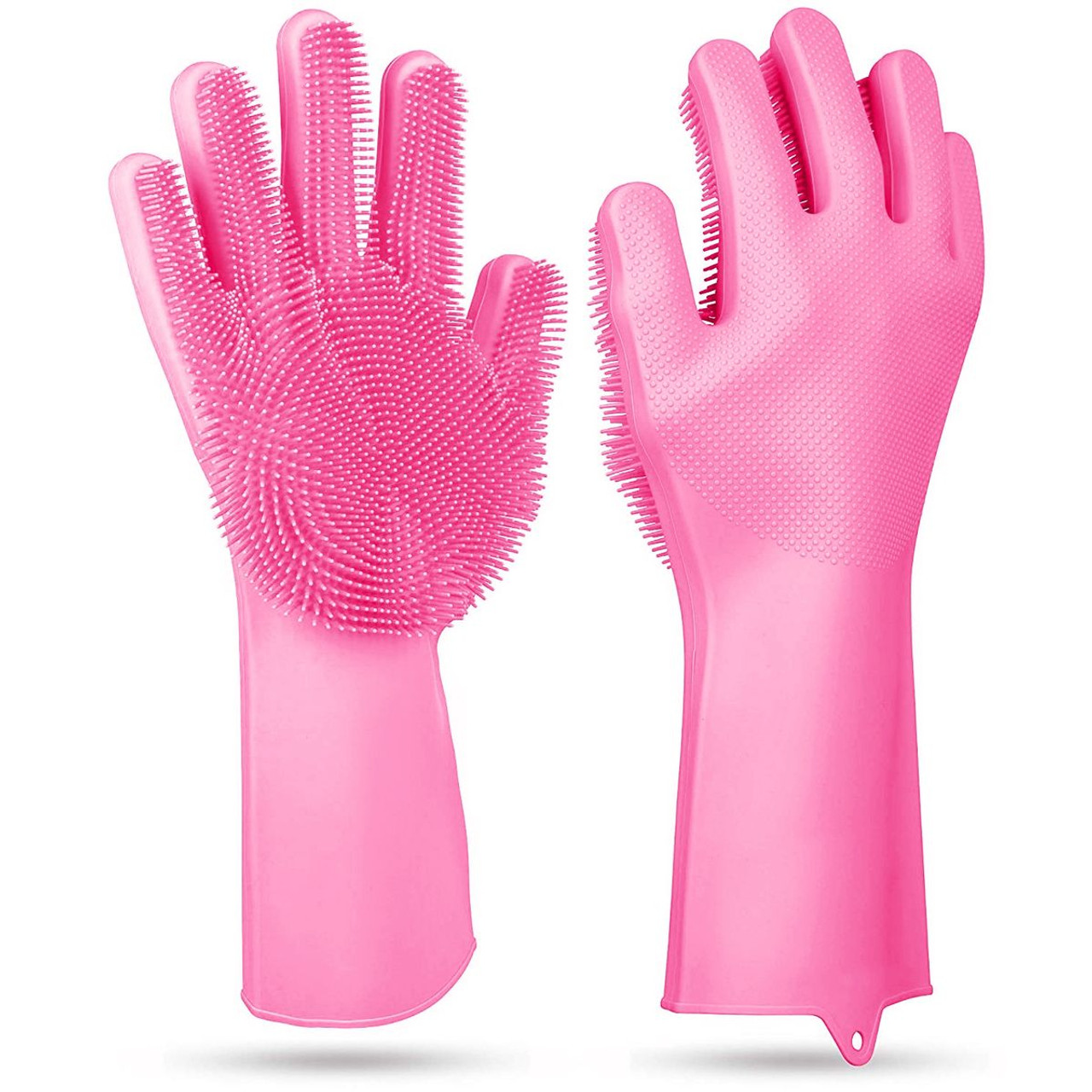 iMounTEK® Silicone Dishwashing Scrubber Gloves (1- or 2-Pack) product image