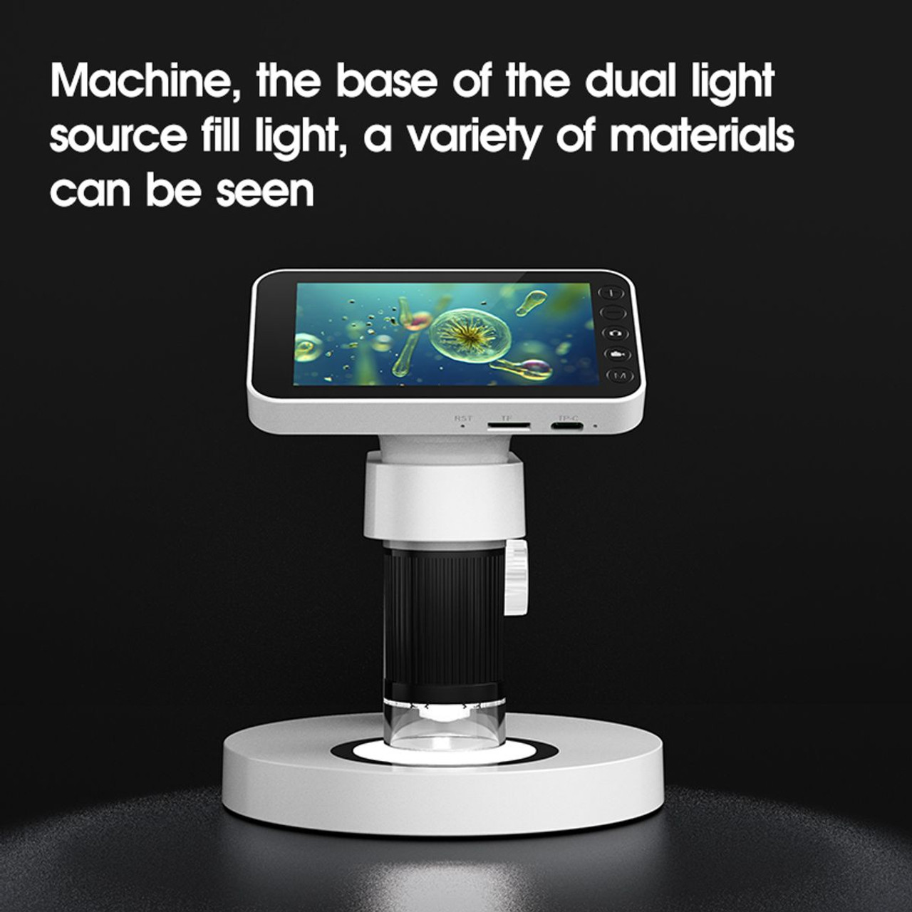 HD 1000X 4inchLCD Digital Microscope Magnifier Camera with Stand Kids Toy Gifts product image