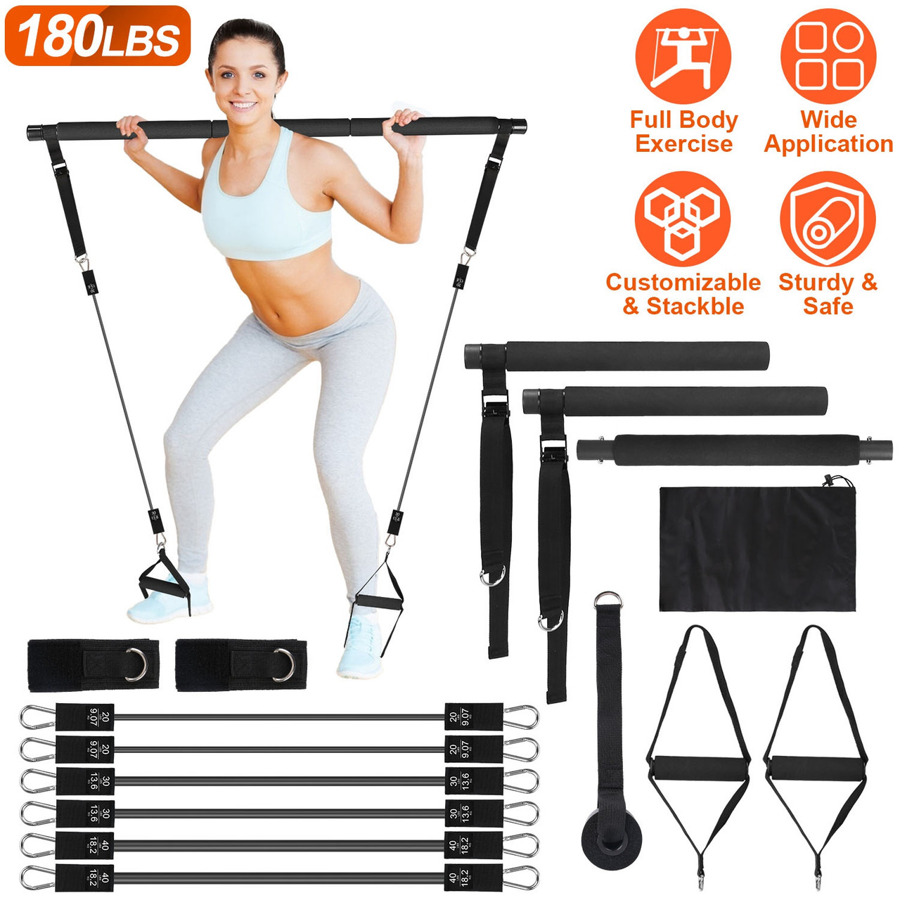 iMounTEK® Pilates Workout Equipment Set product image