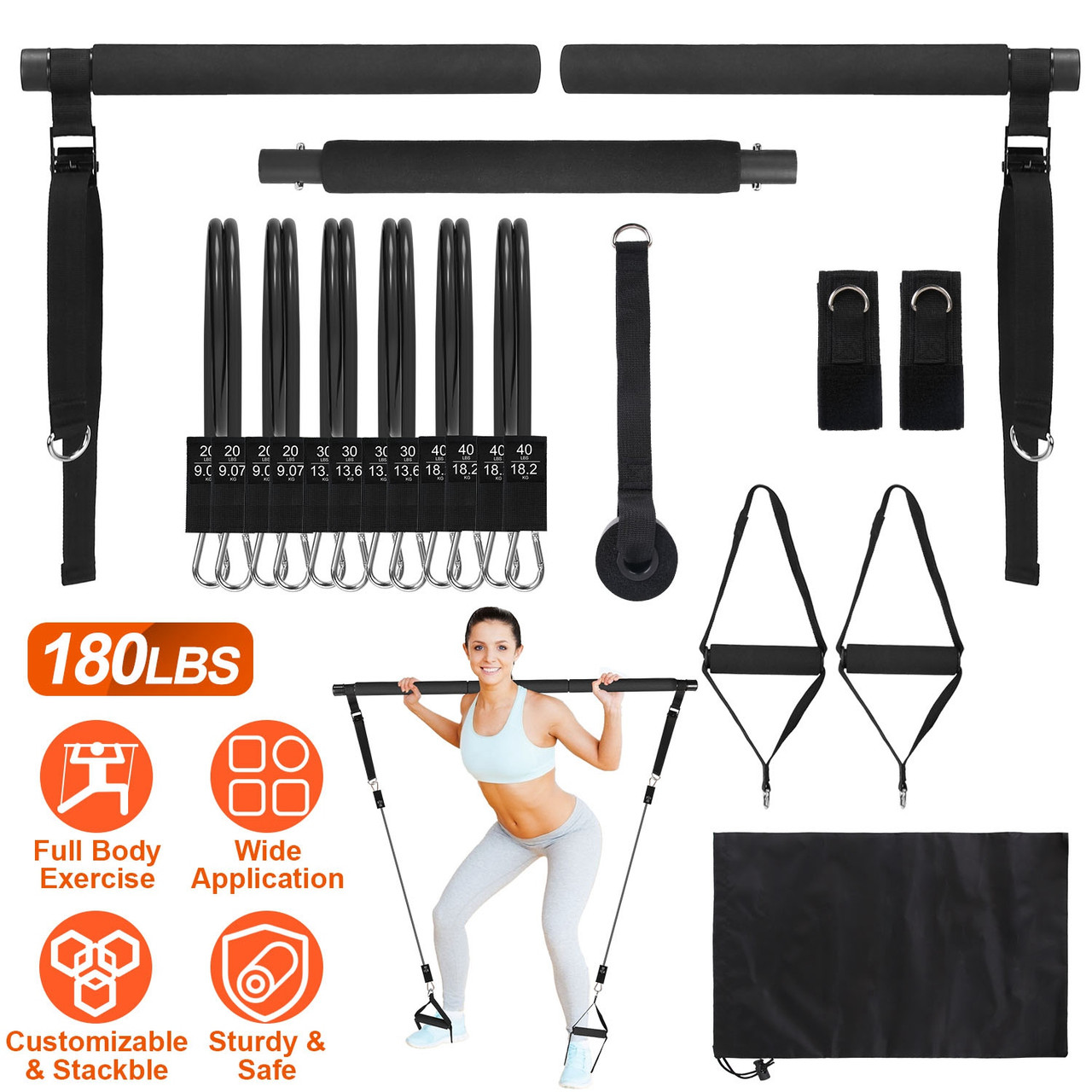 iMounTEK® Pilates Workout Equipment Set product image