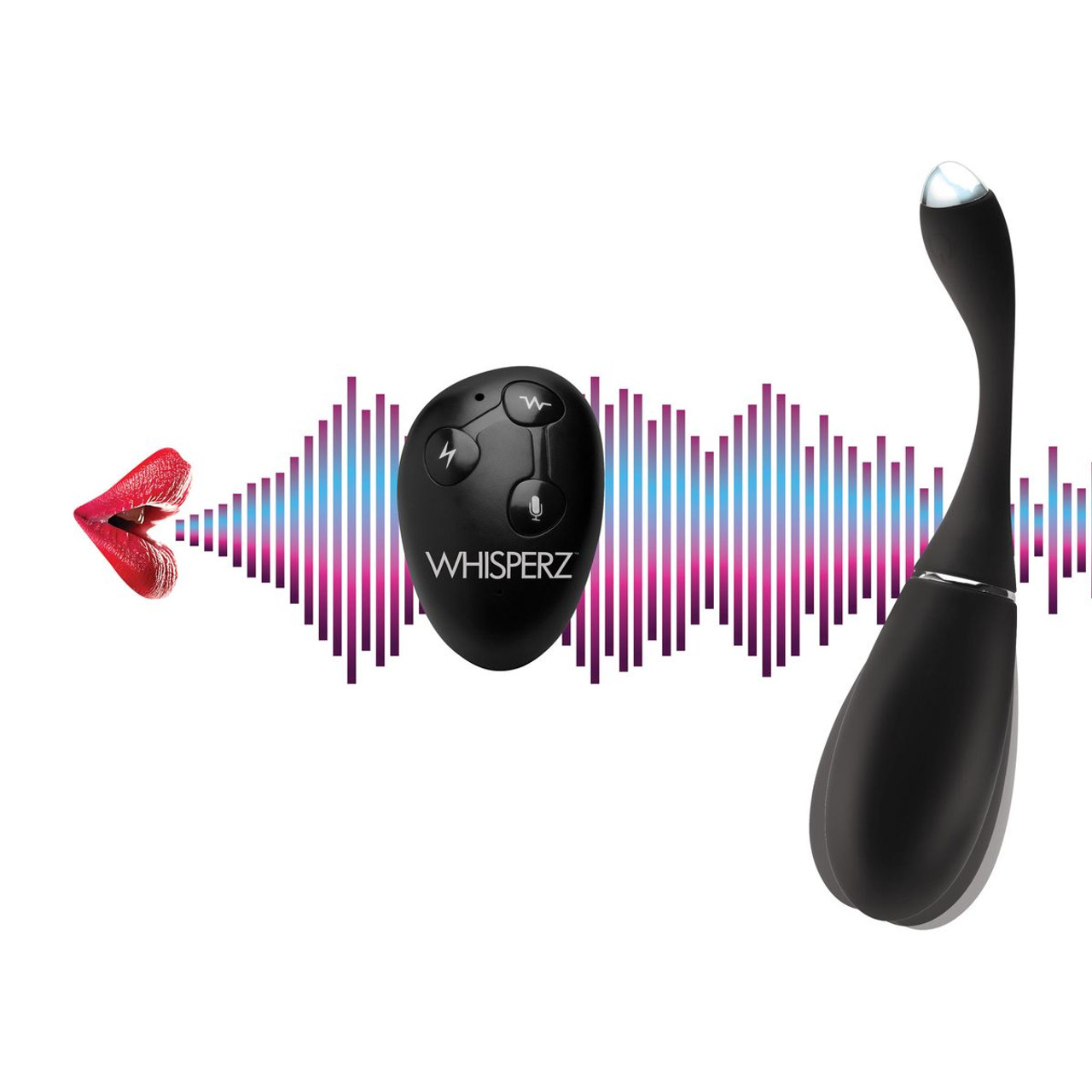 Whisperz™ Voice-Activated 10X Vibrating Egg with Remote Control product image