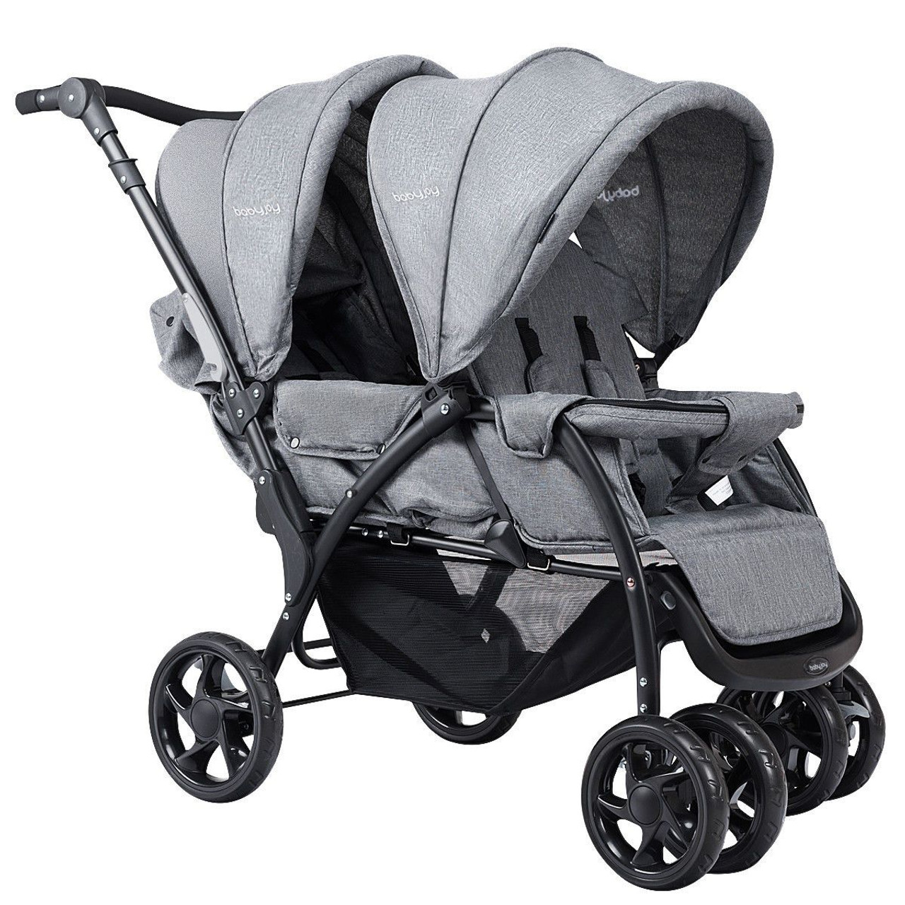 Foldable Lightweight Front/Back Double Seat Baby Stroller Pram product image