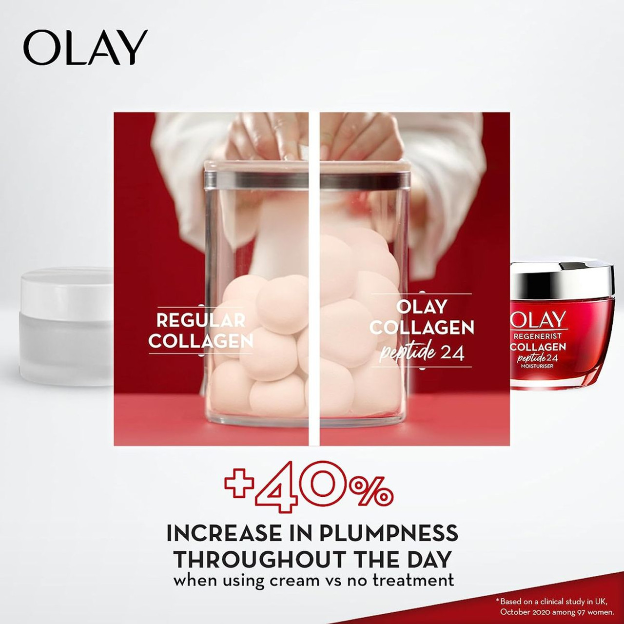 Olay® Regenerist Collagen Peptide24 Moisturizer + Vitamin C Serum Bundle product image