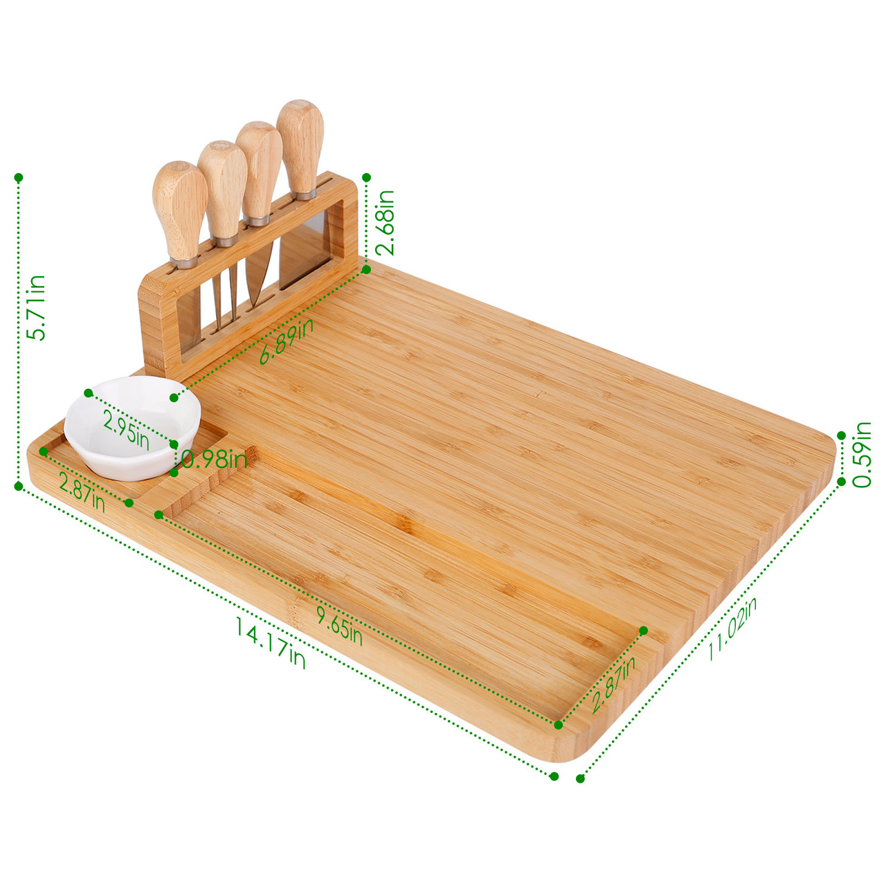 NewHome™ Charcuterie Cheese Board & Knife Set product image