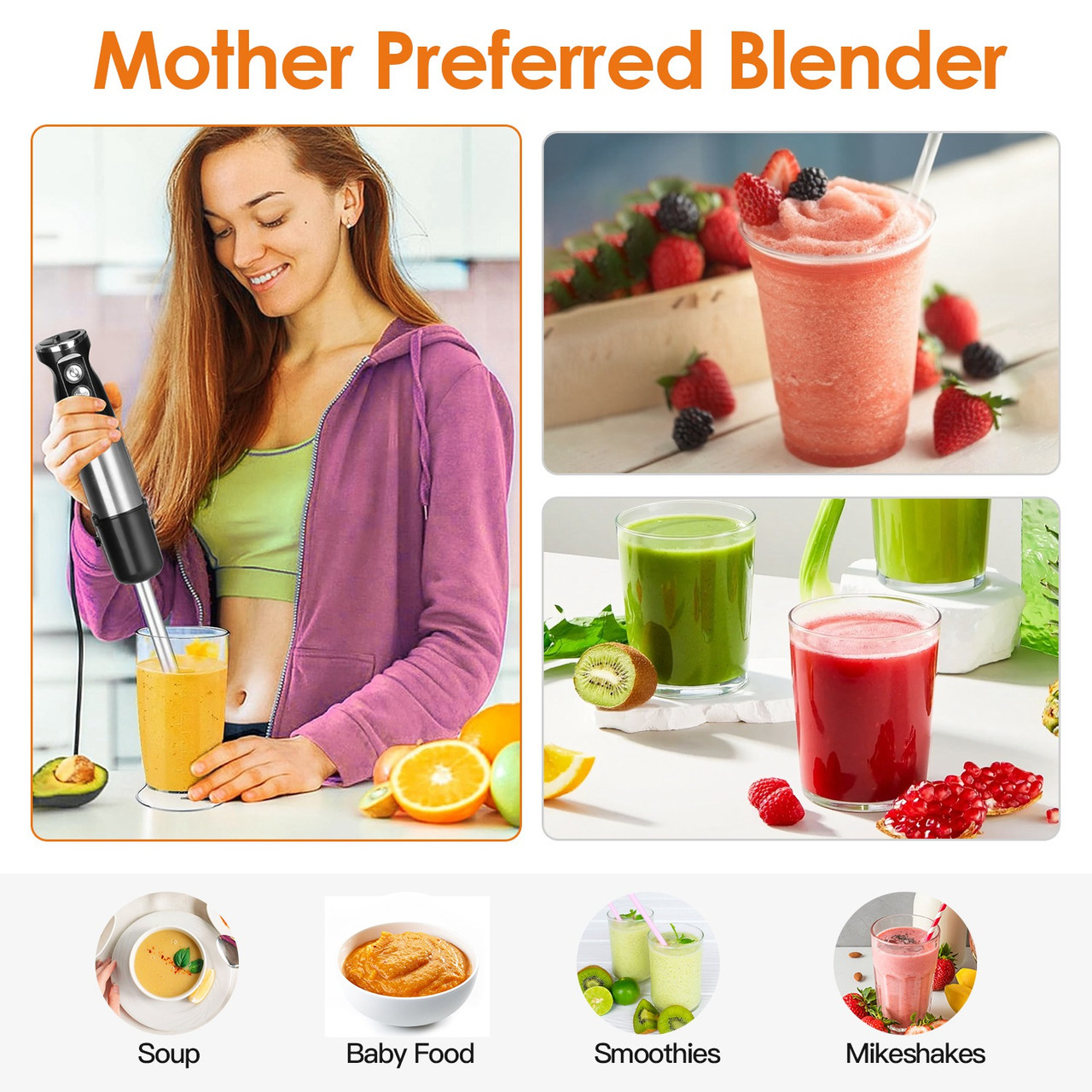 iMounTEK® 5-in-1 Multi-Purpose Immersion Blender product image