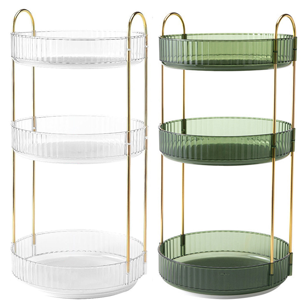 NewHome™ 3-Tier Rotating Makeup Organizer product image