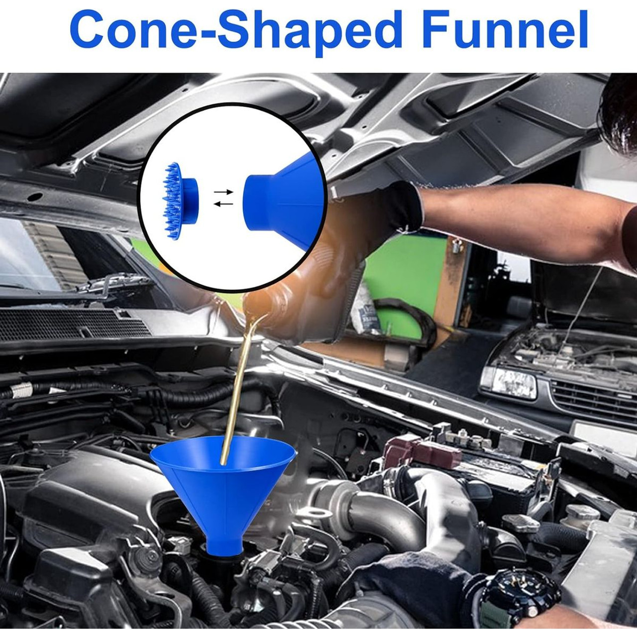 Miracle Scraper Ice Remover Cone-Shaped Funnel (3-Pack) product image