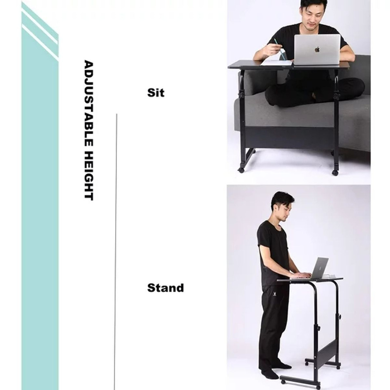 Adjustable-Height Standing Computer Desk Laptop Table product image