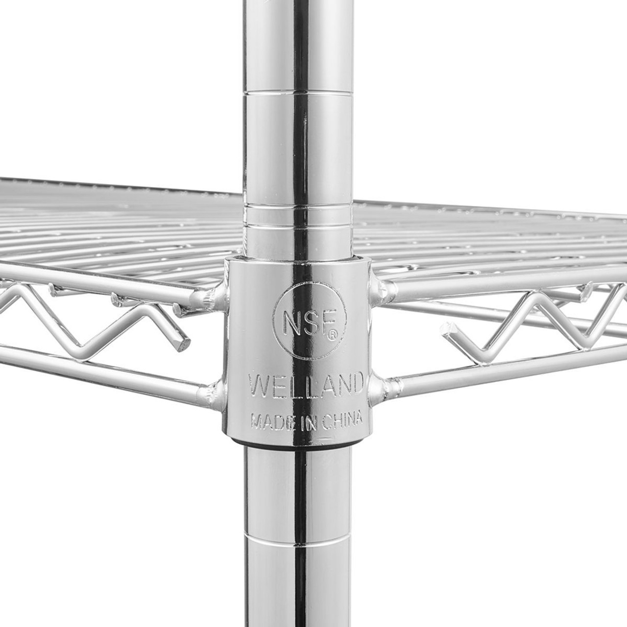 5-Tier Steel Wire Shelving with Wheels product image