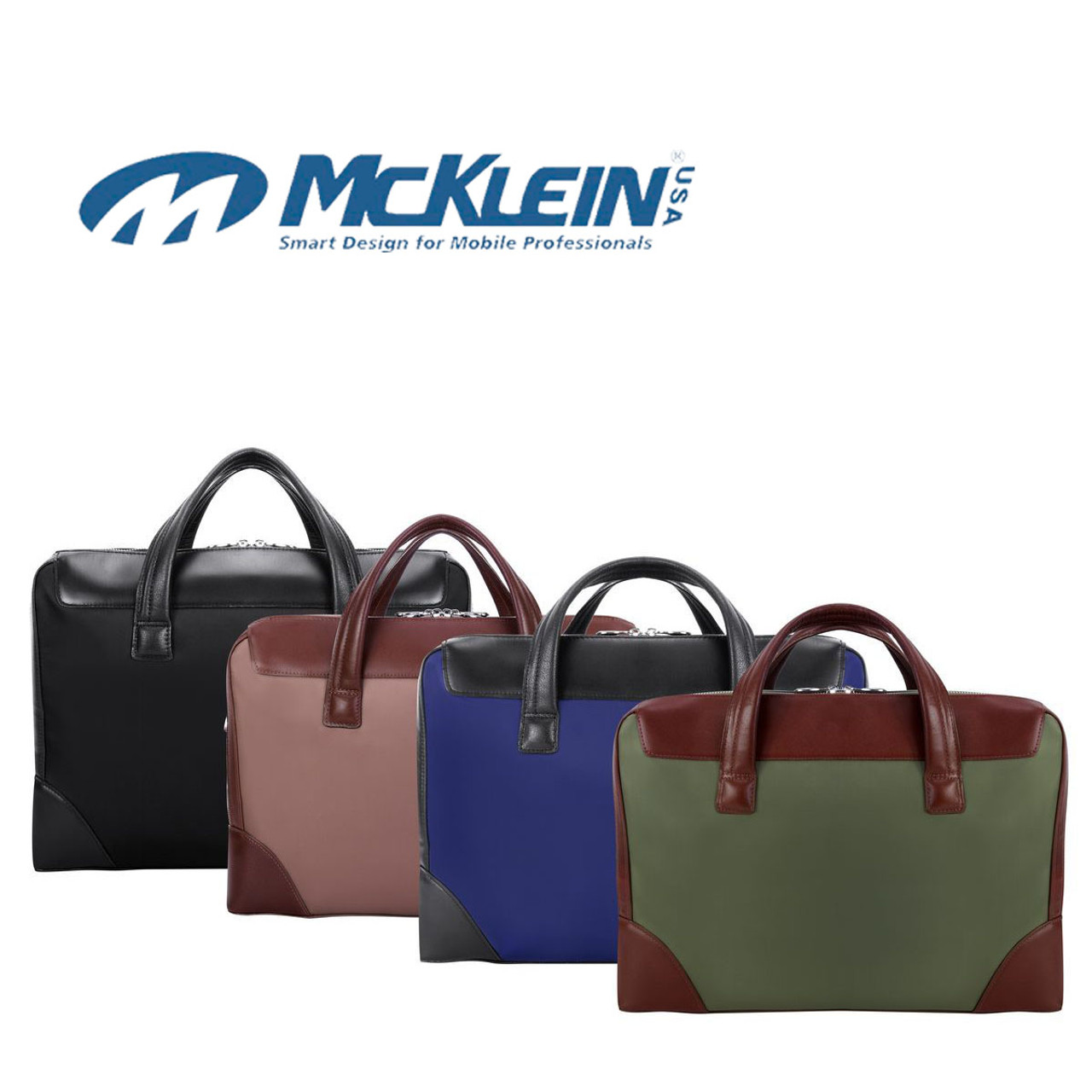 McKleinUSA® HARPSWELL 17-Inch Nylon Dual-Compartment Laptop Briefcase product image