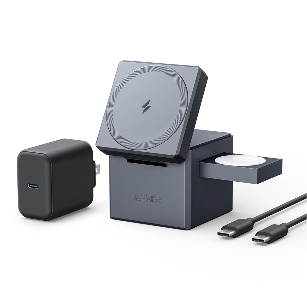 Anker® 3-in-1 Cube with MagSafe Charger Stand product image Anker® 3-in-1 Cube with MagSafe Charger Stand product image