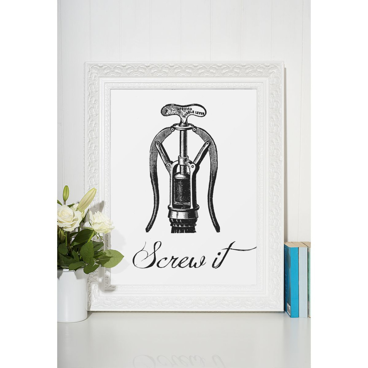 Vintage Wine Opener Prints (Set of 4) product image