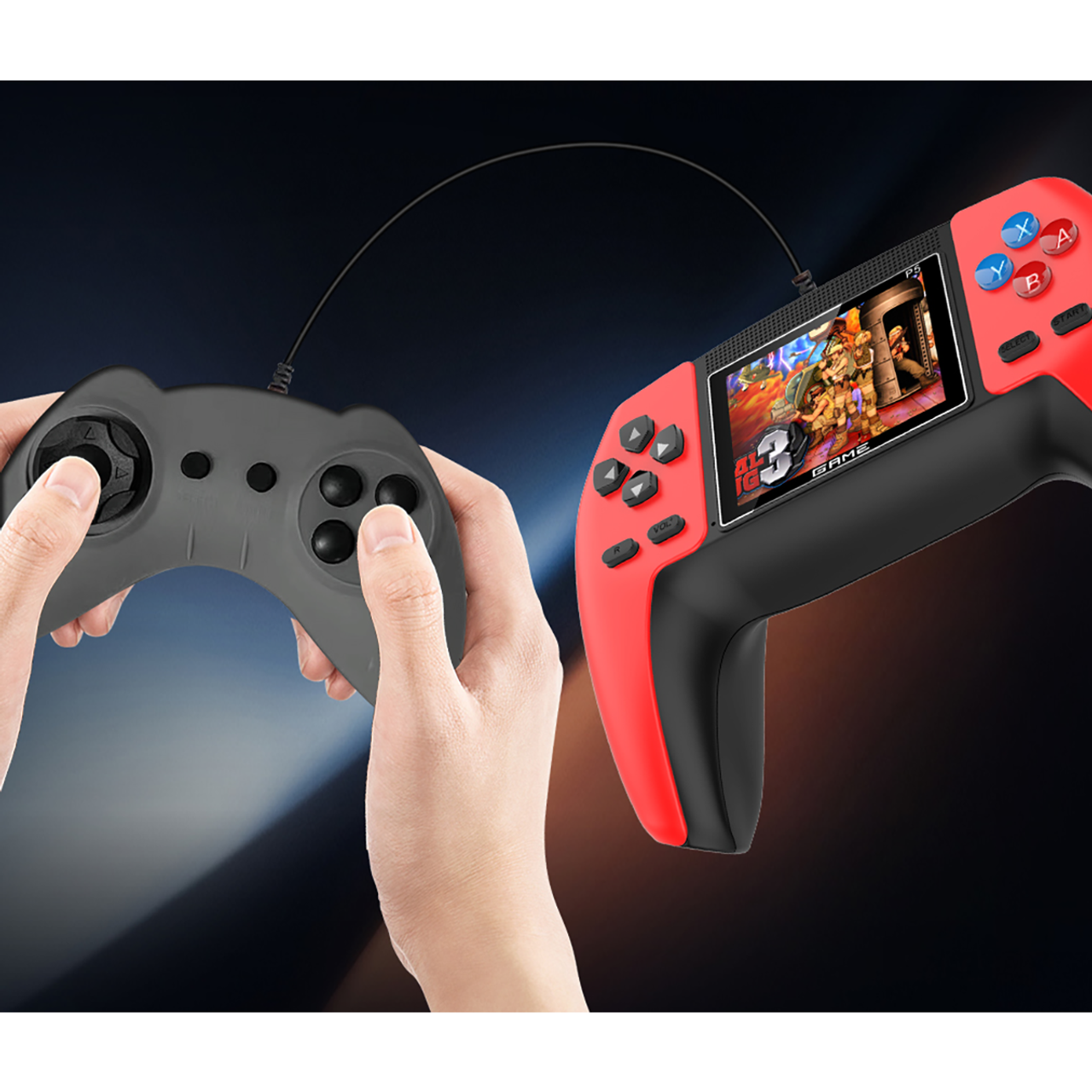 P5™ ControllerView Retro Console Digital Game Player with 520 Games product image