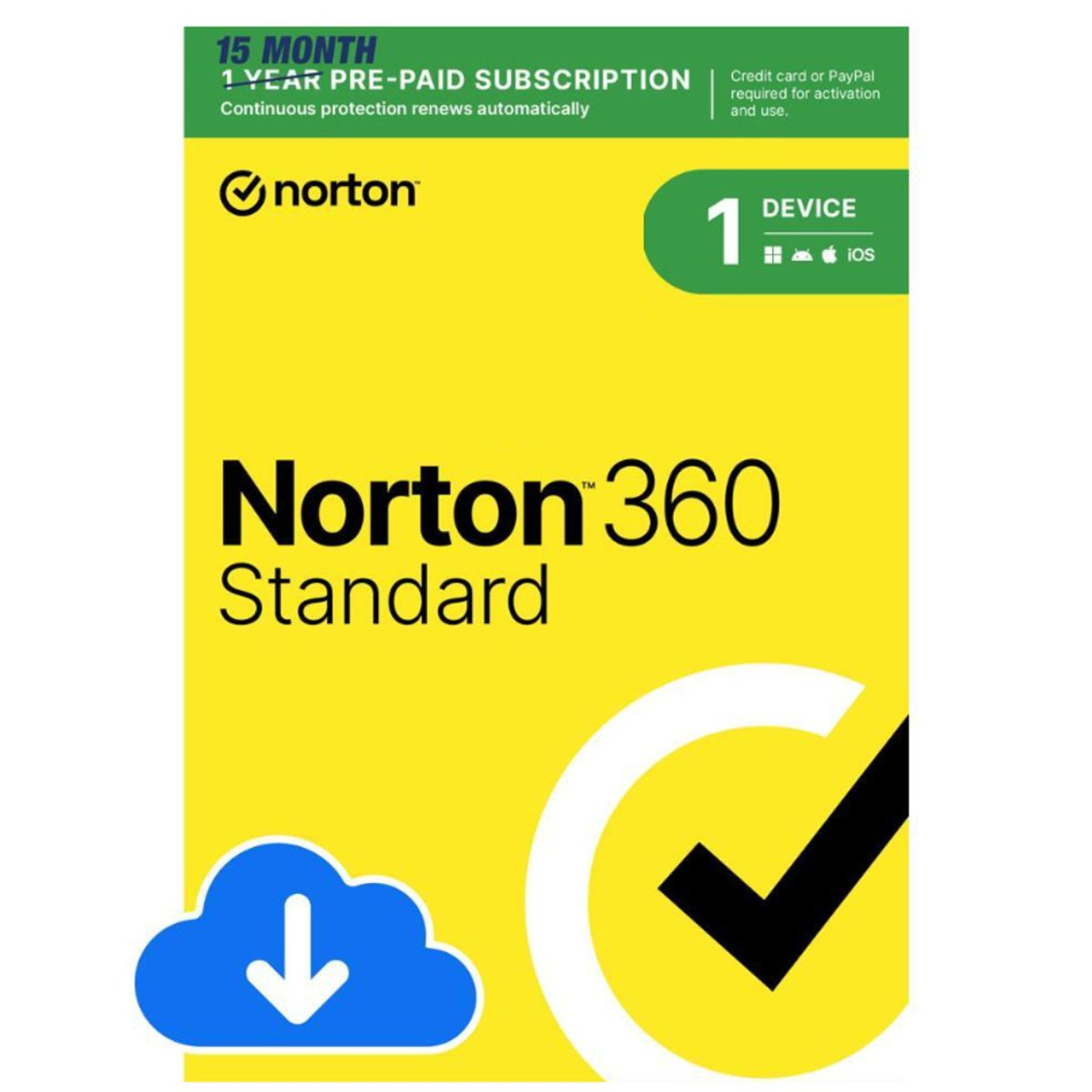 Norton™ 360 Standard Security Digital Software - 2024 Ready (1 Device/15 Month) product image