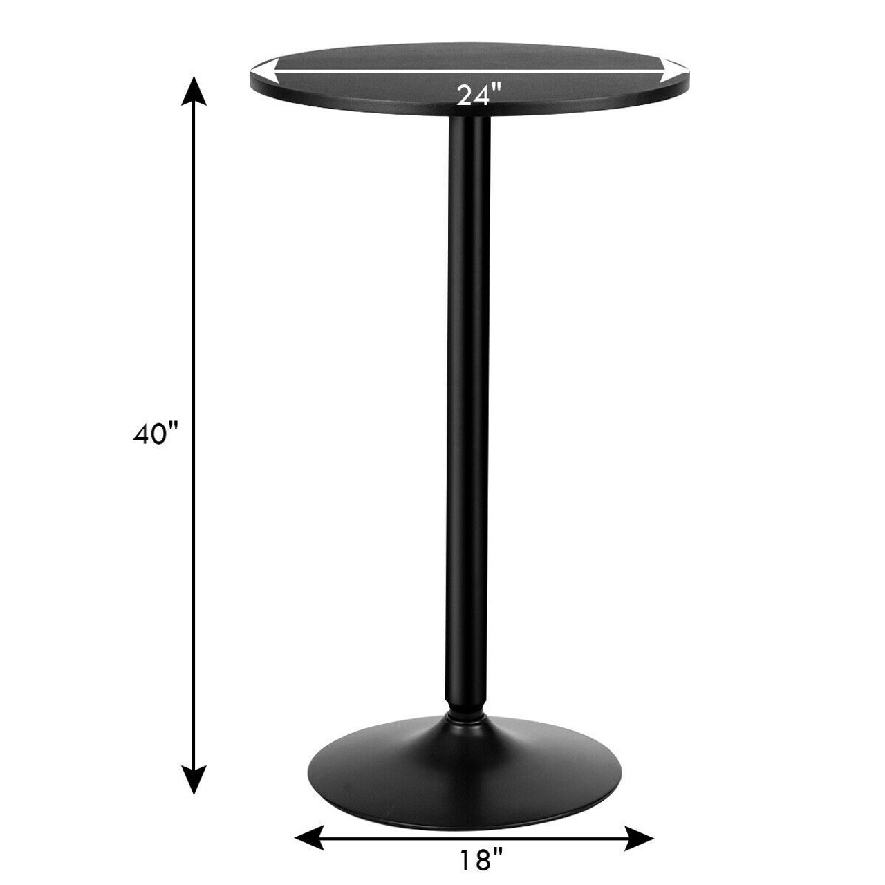 24-Inch Modern Style Round Cocktail Table product image