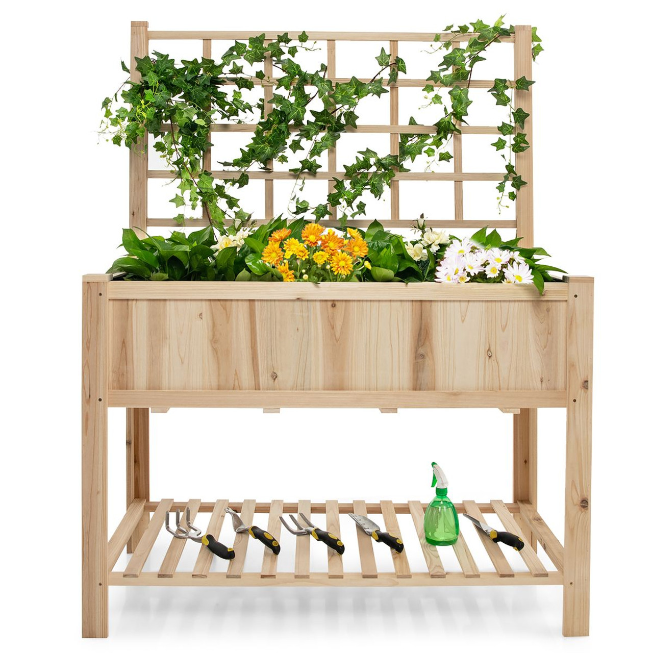 Raised Garden Bed with Trellis product image