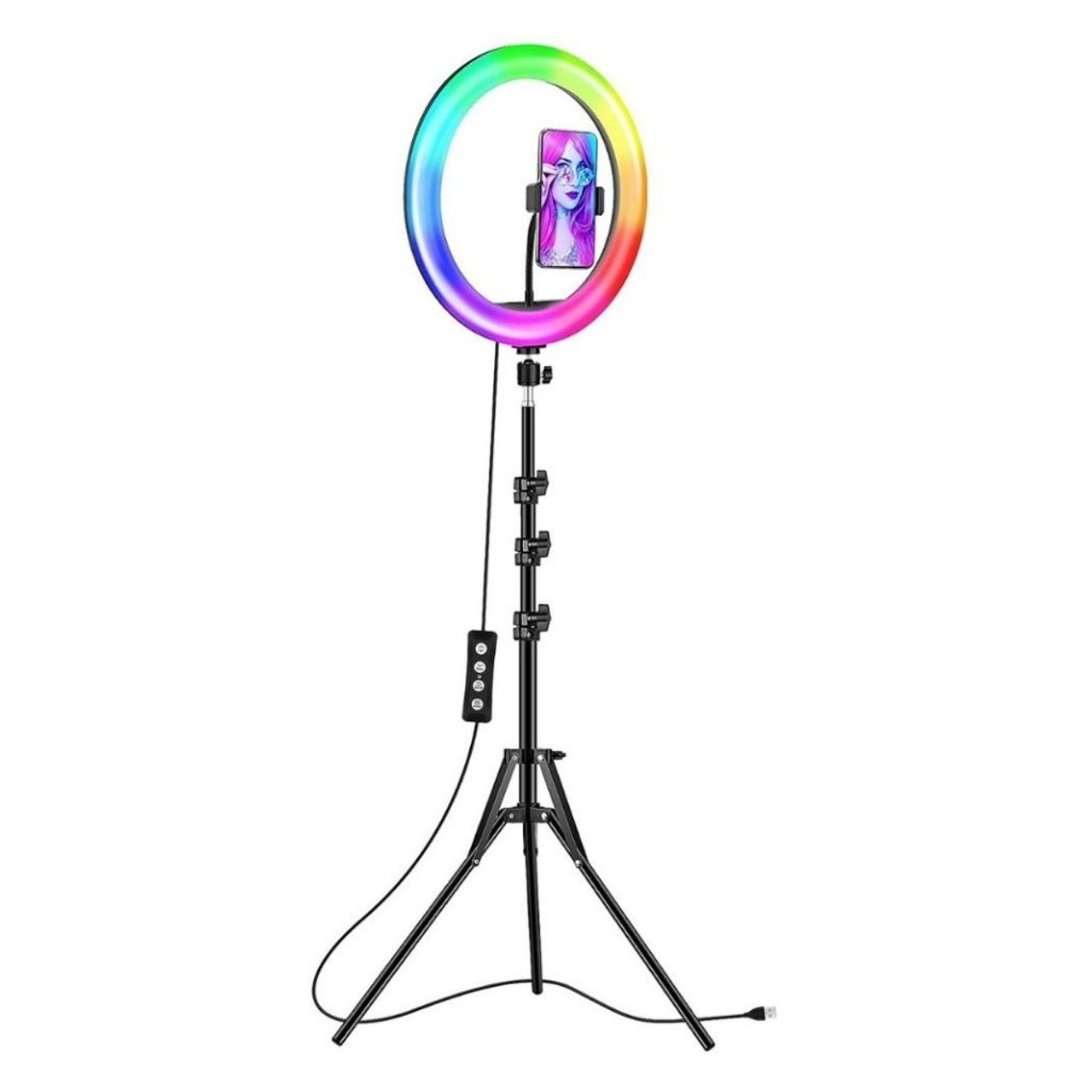 10 Inch Ring Light with Wireless Remote & Phone Holder Mount for Tickt –  Cellet Retail