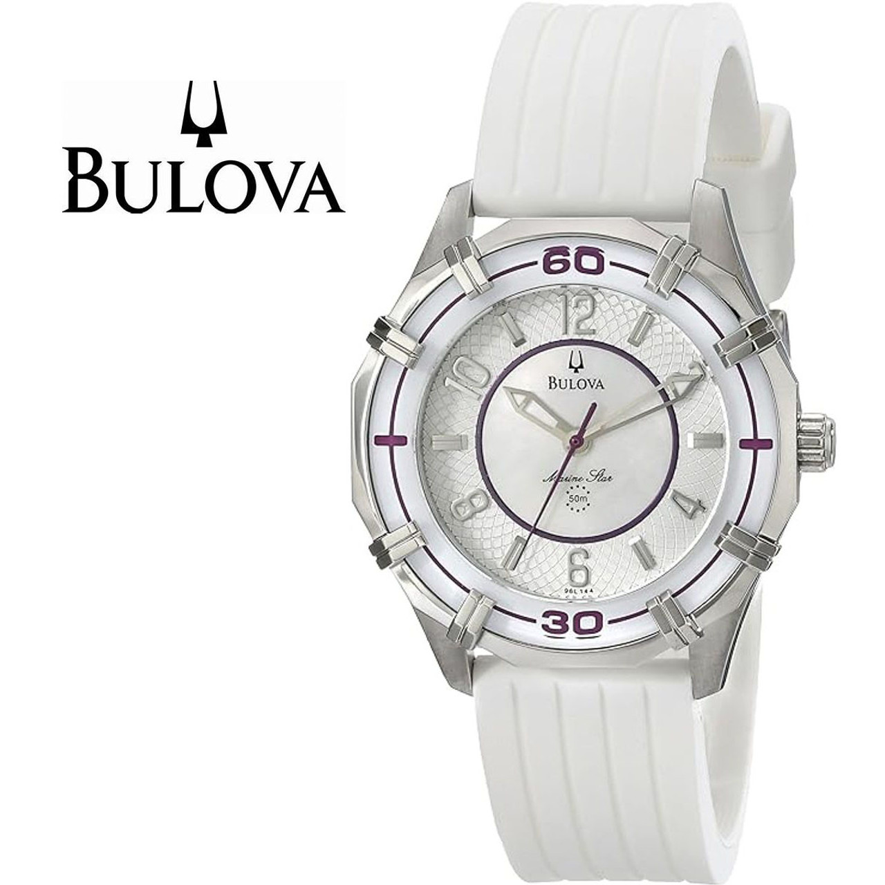 Women's Bulova Solano Marine Star Silicone Watch product image