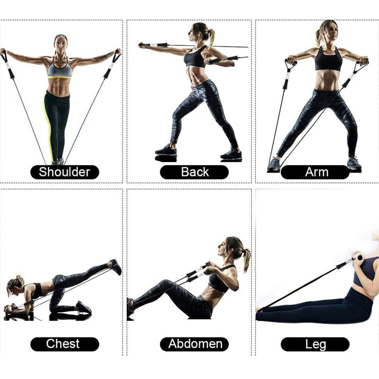 Fitness Resistance Cables with Handles product image